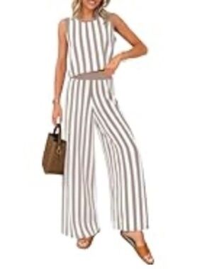 Knit pant suit